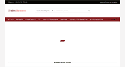 Desktop Screenshot of huiles-baumes.com